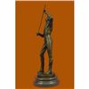 Image 4 : Bronze Figure of a Young Fencer by Benoit Rougelet Handcrafted Museum Quality