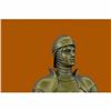 Image 5 : Bronze Sculpture Knight with Armor Bronze Masterpiece Figurine Figure Statue Art