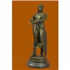 Image 1 : Bronze Sculpture Roman/Greek Soldier with Sword Made by Lost Wax Method Statue