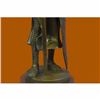 Image 5 : Bronze Sculpture Roman/Greek Soldier with Sword Made by Lost Wax Method Statue