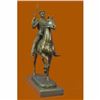 Image 3 : Handcrafted Detailed Roman Warrior on Horse by Fremiet Bronze Sculpture Statue