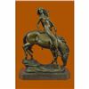 Image 1 : Signed Richter Wolf Lady Godiva also Know as Godgifue Bronze Sculpture Statue