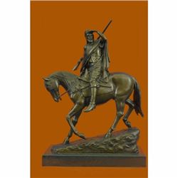 Signed Bonheur Arab Man On a Horse Bronze Sculpture Museum Quality Artwork Sale