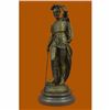 Image 1 : Signed Pizarro Roman Legion Soldier Bronze Sculpture Marble Base Figurine Figure