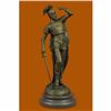 Image 2 : Signed Pizarro Roman Legion Soldier Bronze Sculpture Marble Base Figurine Figure