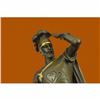 Image 5 : Signed Pizarro Roman Legion Soldier Bronze Sculpture Marble Base Figurine Figure