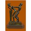 Image 1 : COLLECTABLE NUDE LOVING COUPLE BRONZE STATUE HOT CAST SCULPTURE FIGURINE FIGURE