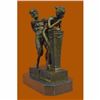 Image 3 : COLLECTABLE NUDE LOVING COUPLE BRONZE STATUE HOT CAST SCULPTURE FIGURINE FIGURE