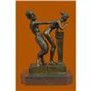 Image 4 : COLLECTABLE NUDE LOVING COUPLE BRONZE STATUE HOT CAST SCULPTURE FIGURINE FIGURE