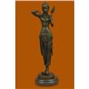 Image 1 : Signed Chiparus Detail Persian Princess Bronze Sculpture Marble Figurine