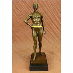 Hot Cast Detailed Roman Emperor God by Kesk Bronze Sculpture Statue Decor Figure