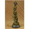 Image 2 : Signed Cesar Ceribelli Les Roses Classy Society Lady with Rose Bronze Sculpture