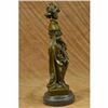 Image 4 : Signed Cesar Ceribelli Les Roses Classy Society Lady with Rose Bronze Sculpture