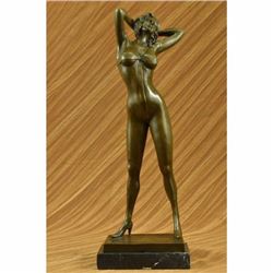 Playboy Bunny Centerfolds sexy Girl bronze Sculpture
