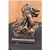 Image 4 : An Innocent Nude Toddler With Her Blanket  Duck Bronze Sculpture Statue Figure