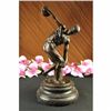Image 1 : SIGNED FAMOUS MYRON DISCOBOLUS BRONZE SCULPTURE