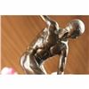 Image 2 : SIGNED FAMOUS MYRON DISCOBOLUS BRONZE SCULPTURE