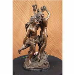 Extra Large 75 LBS Apollo and Daphne Mythical Greek Mythology Bronze Sculpture