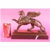 Image 2 : Griffin Bronze Statue with Marble Base