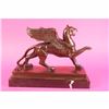Image 3 : Griffin Bronze Statue with Marble Base