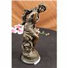 Image 1 : Signed French Roche Fair Maiden Bronze Sculpture