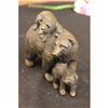 Image 2 : Mama Bear with Cubs Bronze Figurine