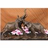 Image 1 : Elephants in Battle Sculpture