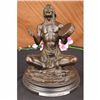 Image 1 : BRONZE SCULPTURE NATIVE AMERICAN CHANTING