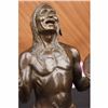 Image 3 : BRONZE SCULPTURE NATIVE AMERICAN CHANTING