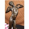 Image 4 : NUDE MALE SCULPTURE BRONZE STATUE