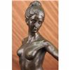 Image 3 : Signed Lange Artemis the Hellenic Goddess of Hunt Bronze Sculpture Statue