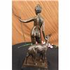 Image 5 : Signed Lange Artemis the Hellenic Goddess of Hunt Bronze Sculpture Statue