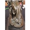 Image 2 : SIGNED ORIGINAL BRONZE SCULPTURE RARE ART DECO STATUE ON MARBLE BASE FIGURINE