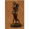 Image 1 : Signed Collector Edition Two Lesbian Lover Kissing Bronze Sculpture Statue Decor