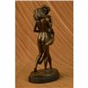 Image 3 : Signed Collector Edition Two Lesbian Lover Kissing Bronze Sculpture Statue Decor