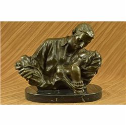 Art Deco Collector Edition Original Gone Wind Bronze Sculpture Movie Memorabilia