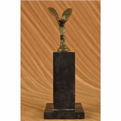 Miniature Vienna Bronze Rolls Royce by Jean Patoue Bronze Sculpture Statue