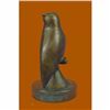 Image 3 : Vienna Bronze Modern Miniature Abstract Owl Bronze Sculpture Statue