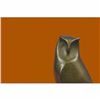 Image 5 : Vienna Bronze Modern Miniature Abstract Owl Bronze Sculpture Statue