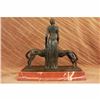 Image 3 : Hot Cast Bronze Art Deco Friends Forever Lady with Dogs Figurine Statue Chiparus