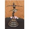 Image 2 : Bronze Sculpture Symmetrical European Dancer Designed by Chiparus Marble Figure
