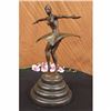Image 5 : Bronze Sculpture Symmetrical European Dancer Designed by Chiparus Marble Figure