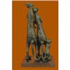 Image 3 : Handcrafted Genuine Bronze Meerkat and Baby Bronze Sculpture Figurine Figure