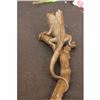 Image 3 : Bronze Iguana on Tree Branch Sculpture