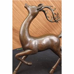 Deer Buck Bronze Statue Hunter Vanderveen Art