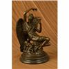 Image 1 : Signed Anteros Angel with Arrow Valentine Sculpture Gift Mythical Figurine Decor