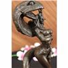 Image 3 : Nude Egyptian Princess protected by a cobra Snake Bronze Art Nouveau Sculpture