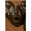 Image 5 : LE MASQUE ART MODERNE S DALI SCULPTURE BRONZE 12 LBS MODERN ART FIGURINE FIGURE