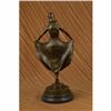 Image 3 : GIA CHIPARUS SOLID BRONZE SCULPTURE. ABSTRACT ART DECO NOUVEAU FIGURINE DALI ART