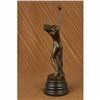 Image 3 : Art Deco Nude Dancer Hand Made Hot Cast Real Bronze Sculpture Figurine Figure NR